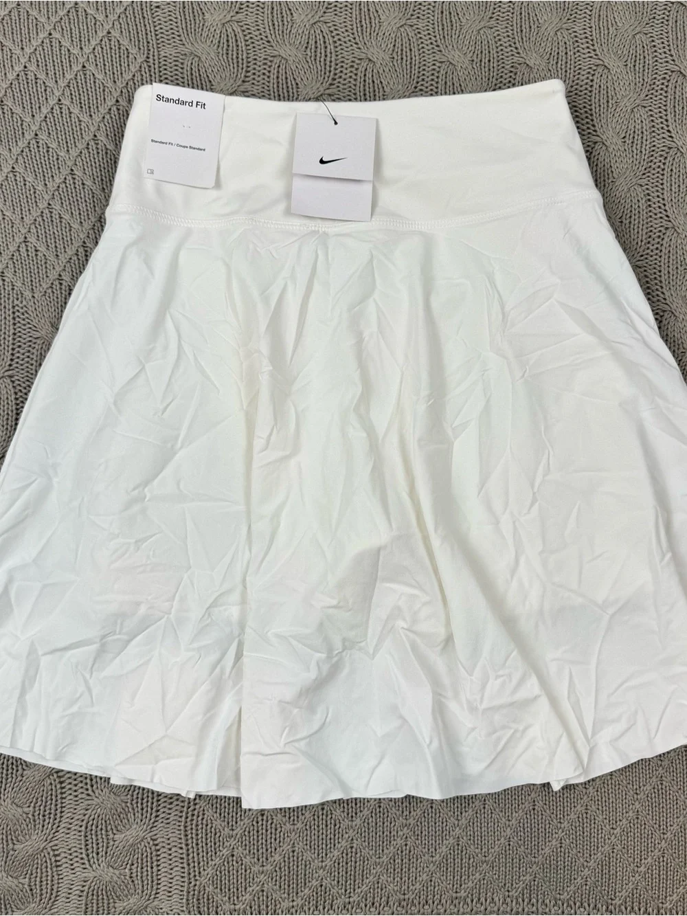 Nike White Pleated Golf/Tennis Skort with Black Swoosh XS - Picture 10 of 13